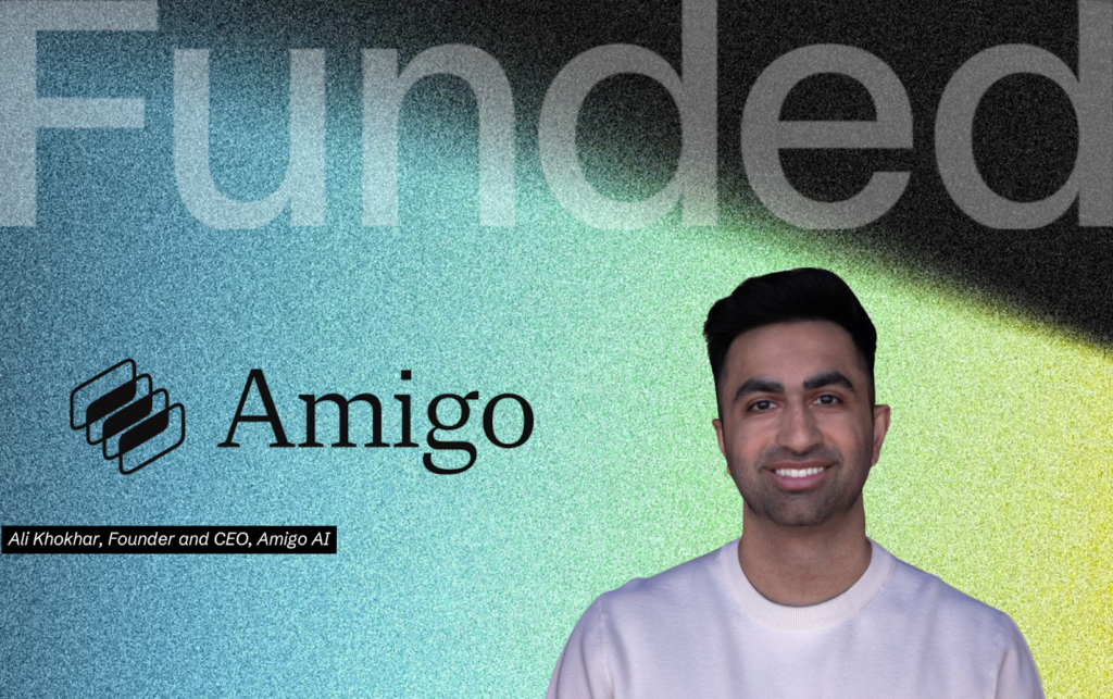 Amigo AI logo with stylized medical iconography and circuitry