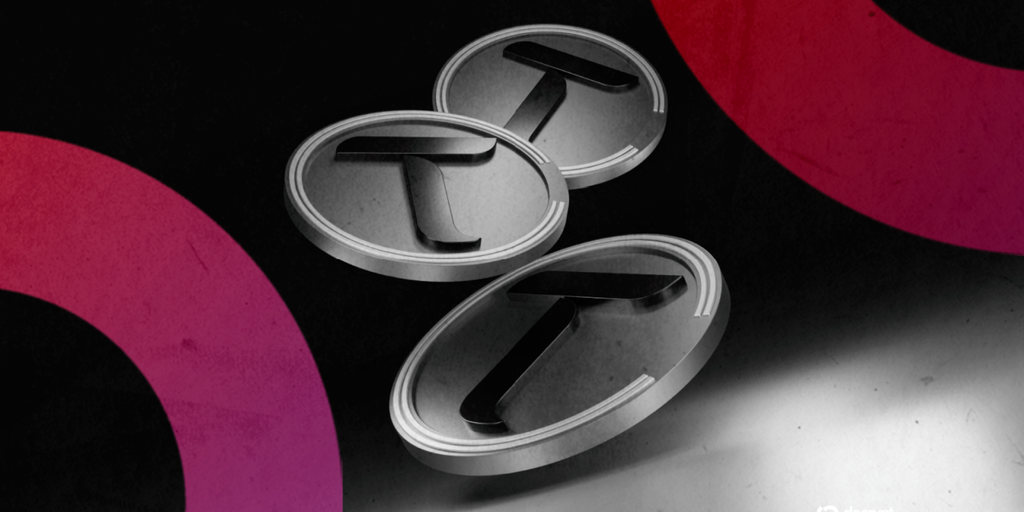 Red chart of Bittensor TAO token price crashing amid founder and builder feud