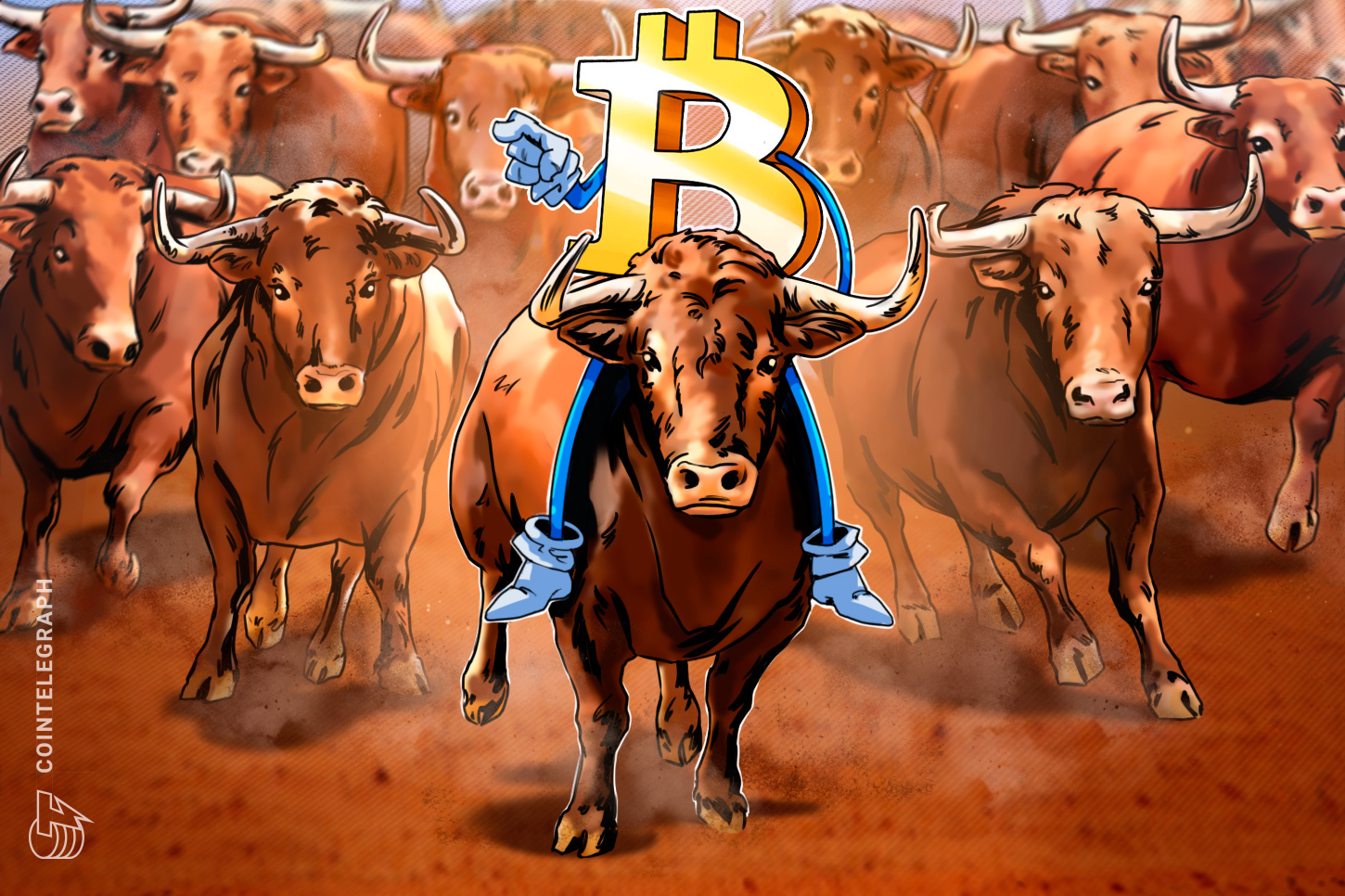 Chart showing Bitcoin price rising above $81,000, with overlaid indicators suggesting caution in derivatives markets.