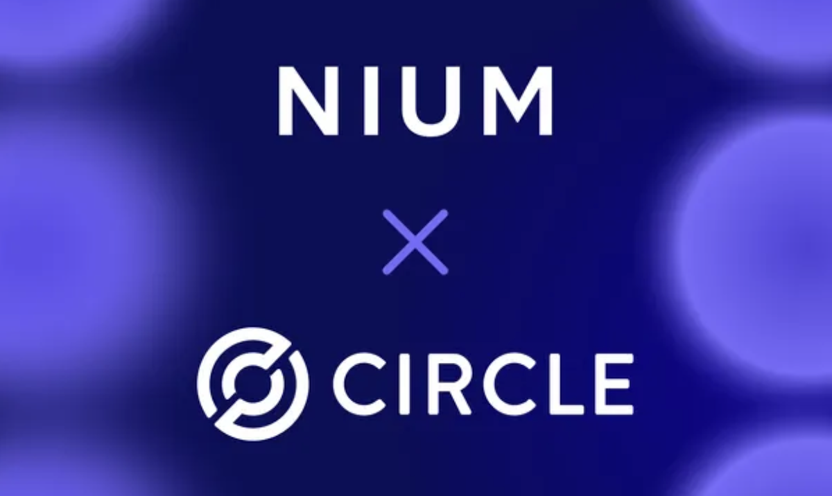 Abstract graphic representing global connections and digital currency flow