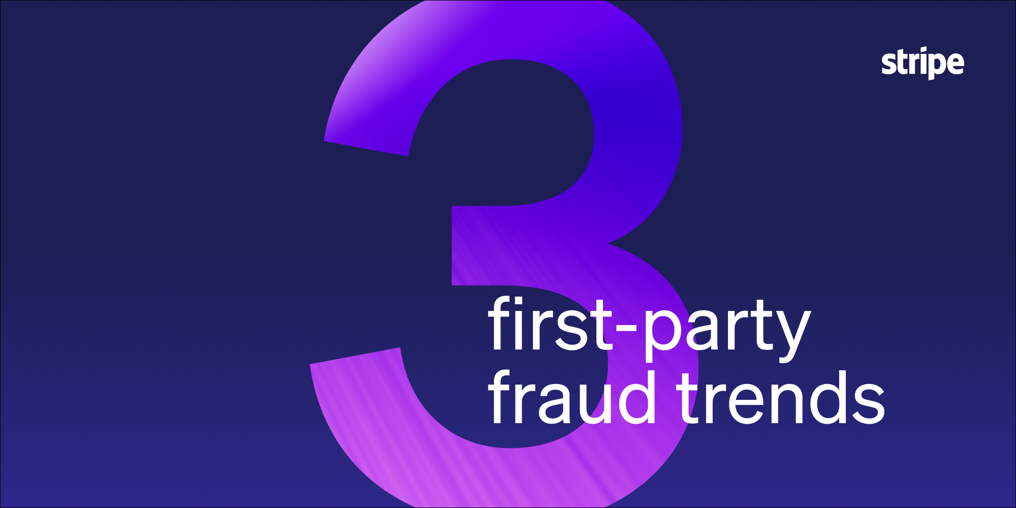 Graph showing surge in first-party fraud across Stripe network, highlighting account, trial, and refund abuse trends