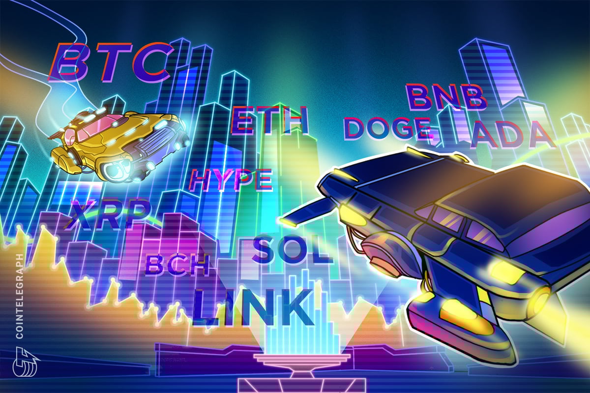 Bitcoin chart showing $66,500 resistance with bearish triangle pattern