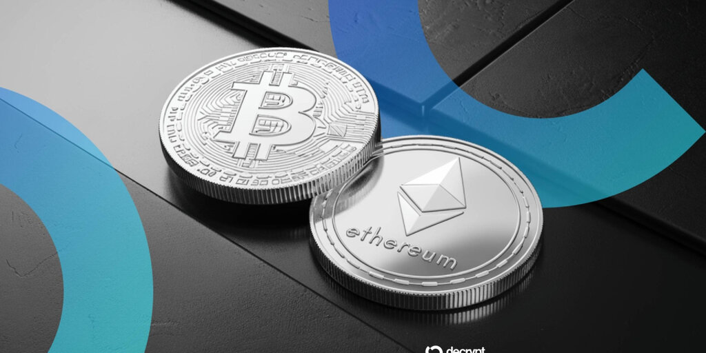 Screenshot of Charles Schwab's platform showing Bitcoin and Ethereum trading options.