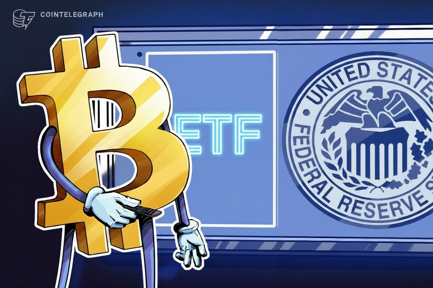 Chart showing Bitcoin ETF daily net flows turning negative.