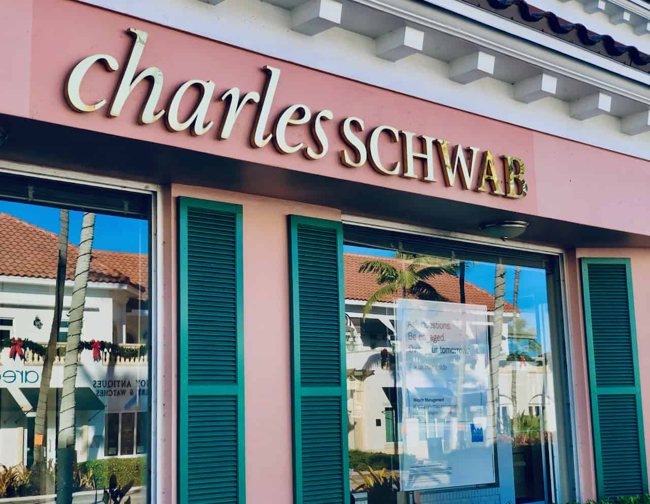 Charles Schwab mobile app screen showing new crypto trading interface with Bitcoin and Ethereum