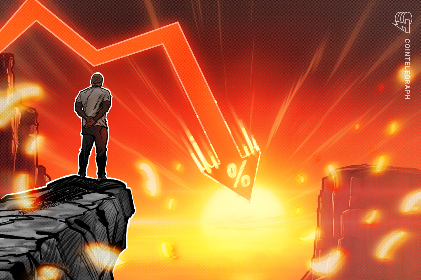 Graph showing a sharp, steep decline in the price of the MAPO token.