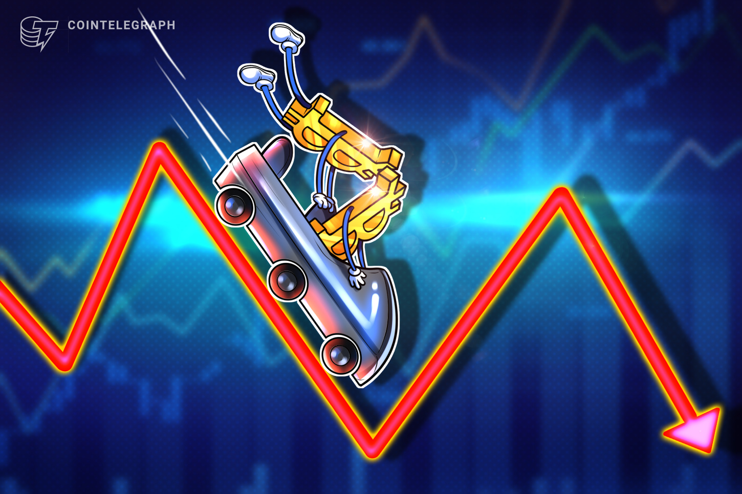 Bitcoin BTC/USD daily price chart showing price action.