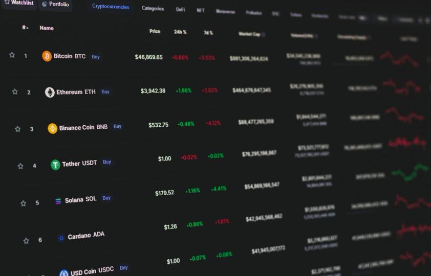 A digital graphic illustrating interconnected cryptocurrency exchange logos with a red sanction stamp overlaid.