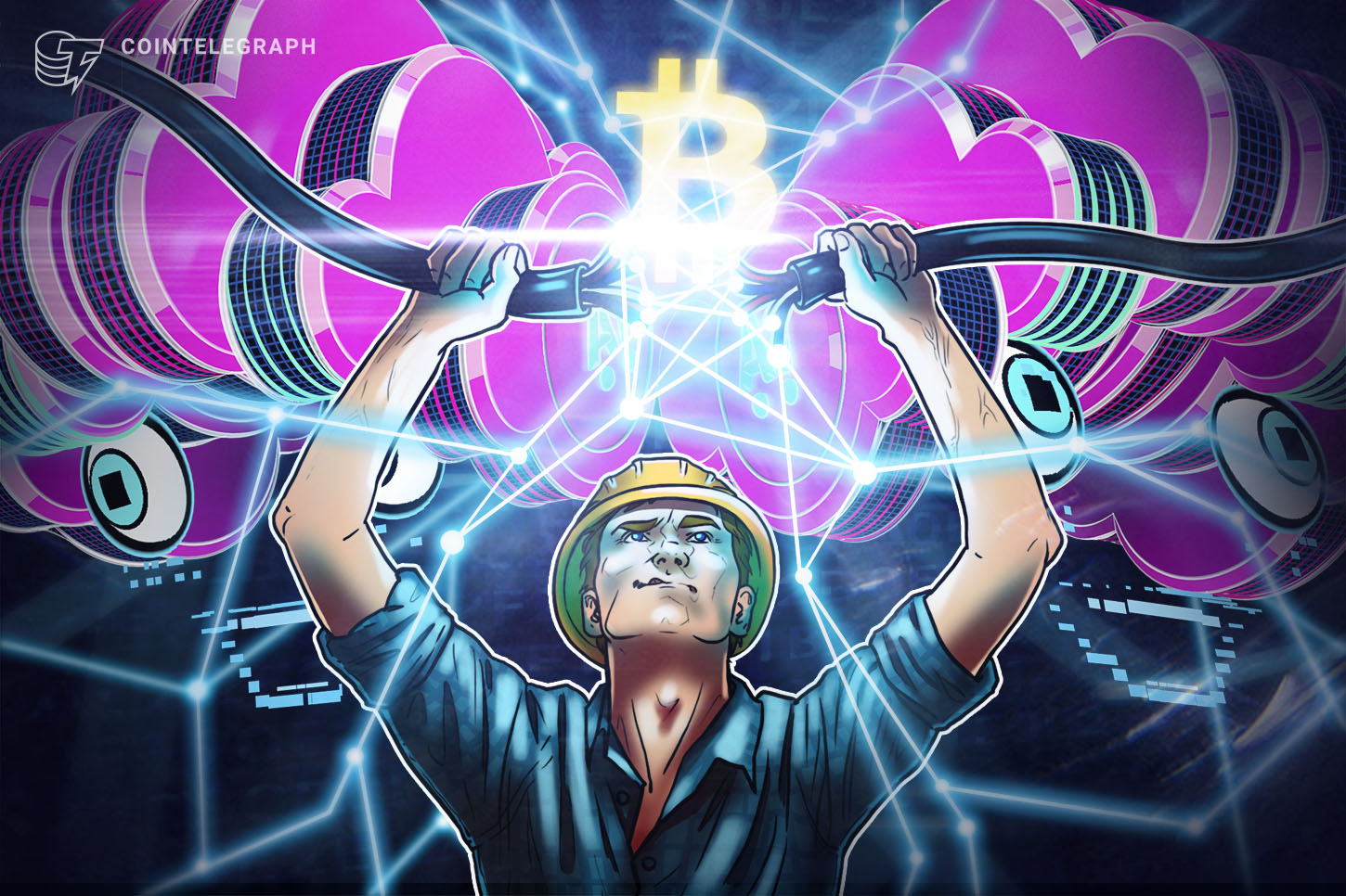 Graph showing planned power capacity for Bitcoin mining companies.
